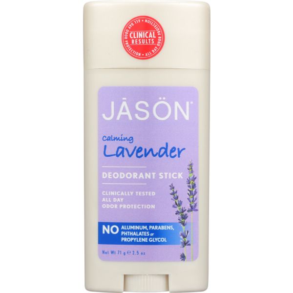 JASON: Deodorant Stick Calming Lavender, 2.5 oz