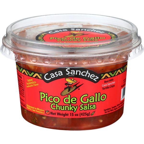 CASA SANCHEZ FOODS: Pico de Gallo Chunky Salsa, 15 oz