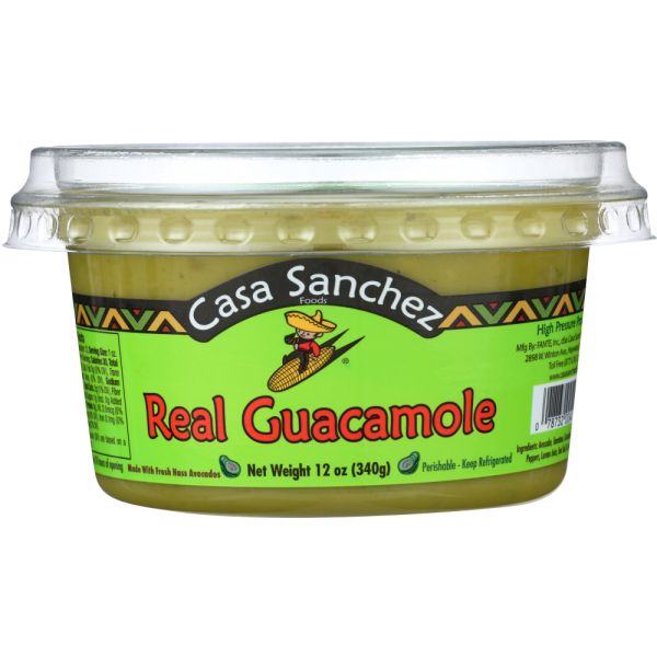 CASA SANCHEZ FOODS: Guacamole Real, 12 oz