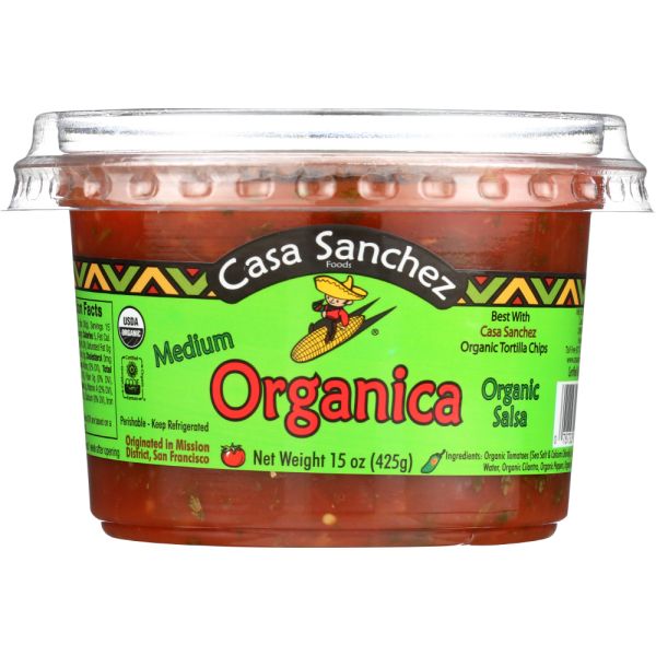 CASA SANCHEZ FOODS: Salsa Medium, 15 oz