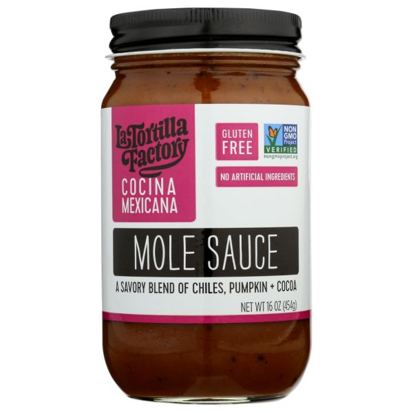 LA TORTILLA FACTORY: Sauce Mole, 16 oz