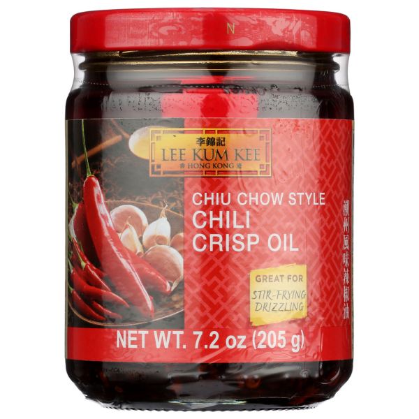 LEE KUM KEE: Chiu Chow Style Chili Oil, 7.2 oz