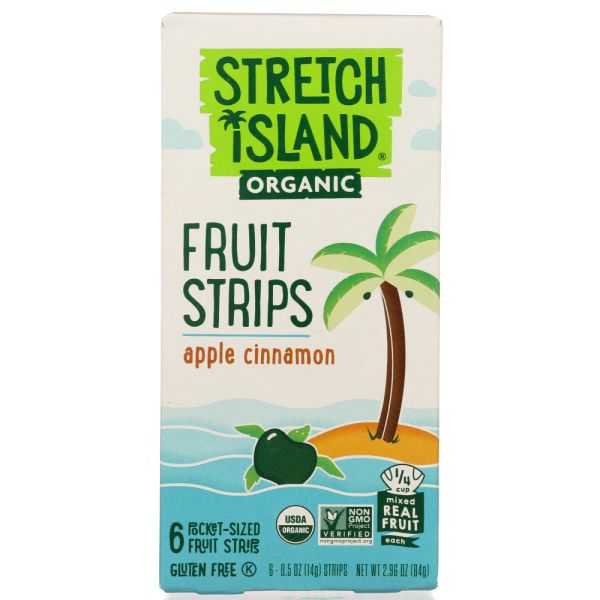 STRETCH ISLAND: Fruit Strips Apple Cinnamon, 5 oz