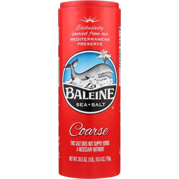 LA BALEINE: Sea Salt Coarse, 26.5 oz