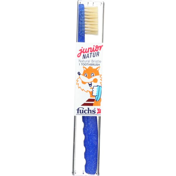 FUCHS: Natural Medium Jr Toothbrush, 1 pc