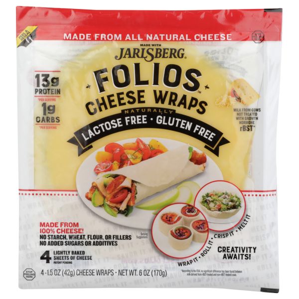 FOLIOS: Jarlsberg Cheese Wraps, 6 oz