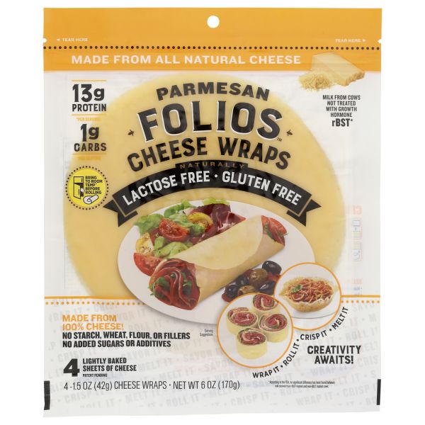 FOLIOS: Parmesan Cheese Wrap, 6 oz