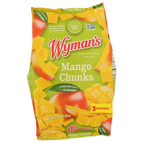 WYMANS: Mango Chunks, 3 lb