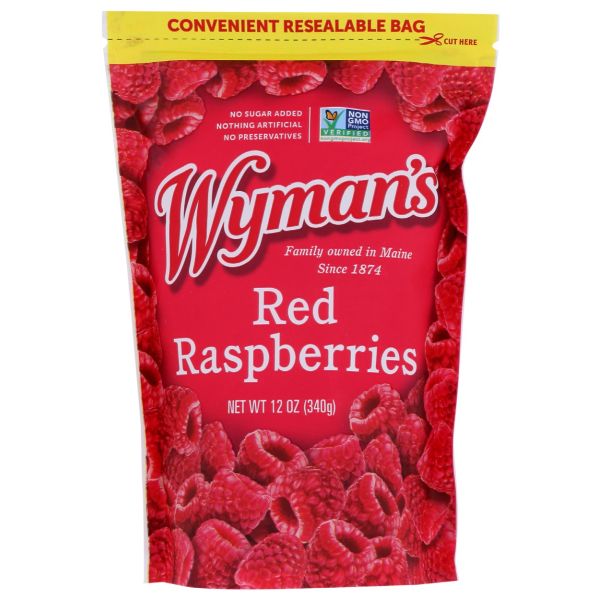 WYMANS: Red Raspberries, 12 oz