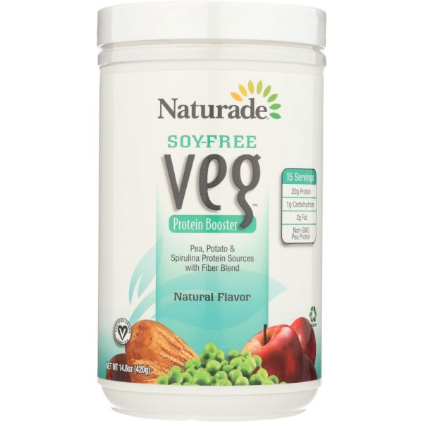 NATURADE: Protein Veg Powder Soy Free, 14.8 oz