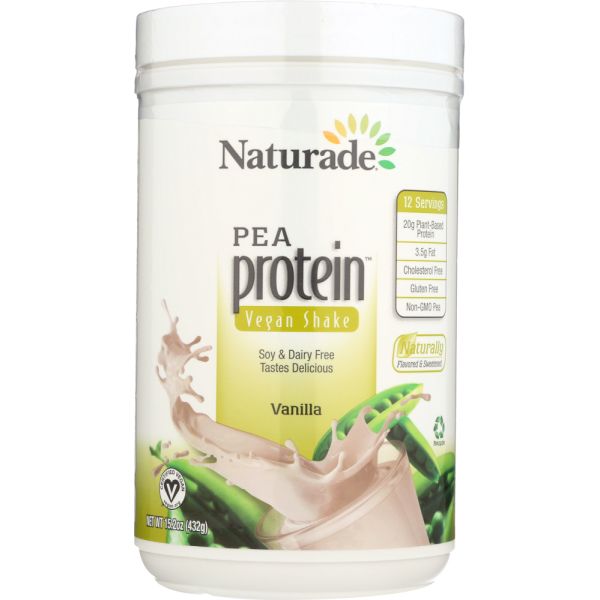 Naturade Pea Protein Vegan Shake Vanilla, 15.66 Oz