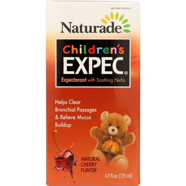 Naturade Childrens Expec Cough Syrup Cherry Flavor, 4.2 oz