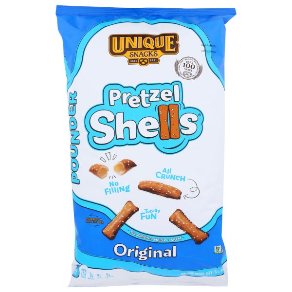 UNIQUE: Pretzel Shells Pounders, 16 oz