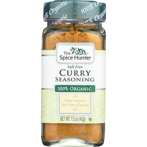 SPICE HUNTER: Organic Salt Free Curry Seasoning, 1.5 oz