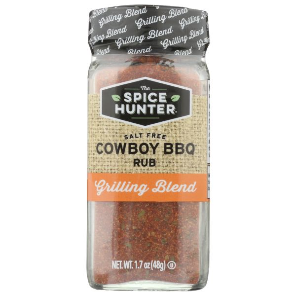 THE SPICE HUNTER: Cowboy Barbeque Rub Salt Free, 1.7 oz