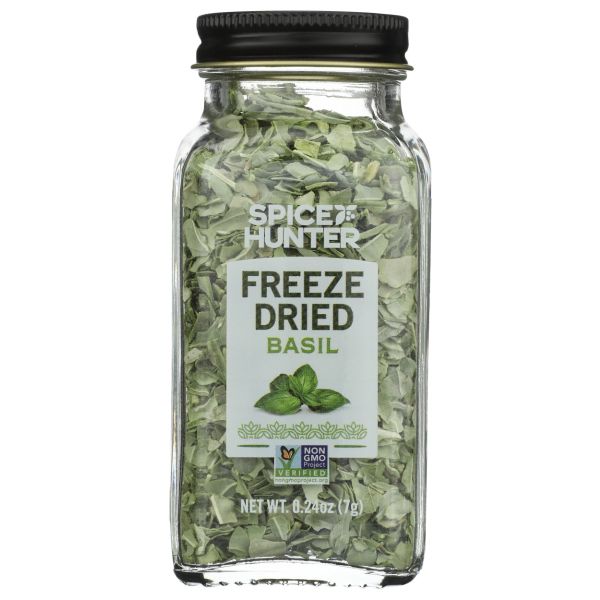SPICE HUNTER: Freeze Dried Basil, 0.24 oz