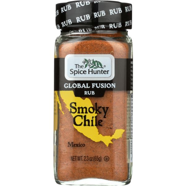 SPICE HUNTER: Rub Smokey Chile Global Fusion, 2.3 oz