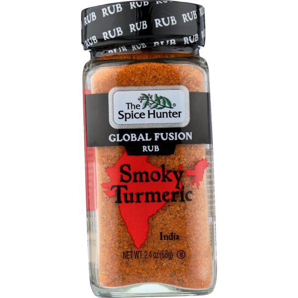 SPICE HUNTER: Global Fusion Rub Smokey Turmeric, 2.4 oz