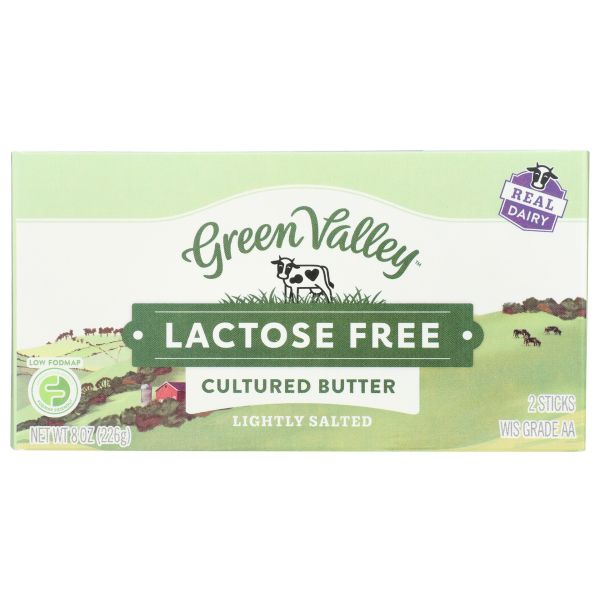 GREEN VALLEY CREAMERY: Lactose Free Butter, 8 oz