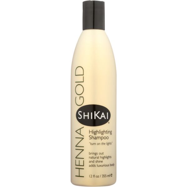 SHIKAI: Henna Gold Highlighting Shampoo ,12 Oz