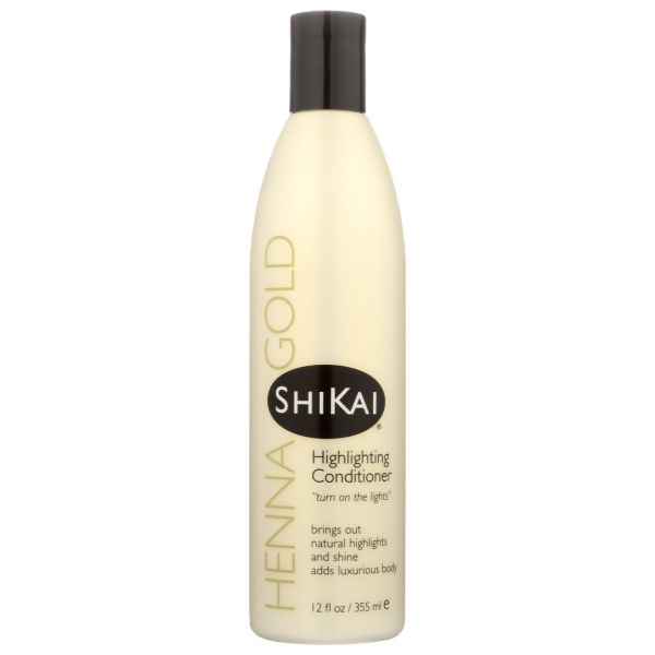 SHIKAI: Henna Gold Highlighting Conditioner, 12 Oz