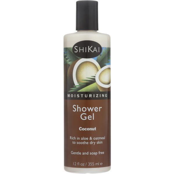 SHIKAI: Moisturizing Shower Gel Coconut, 12 oz