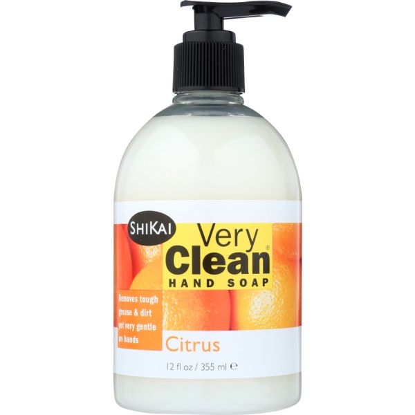 SHIKAI: Very Clean Liquid Hand Soap Citrus, 12 Oz