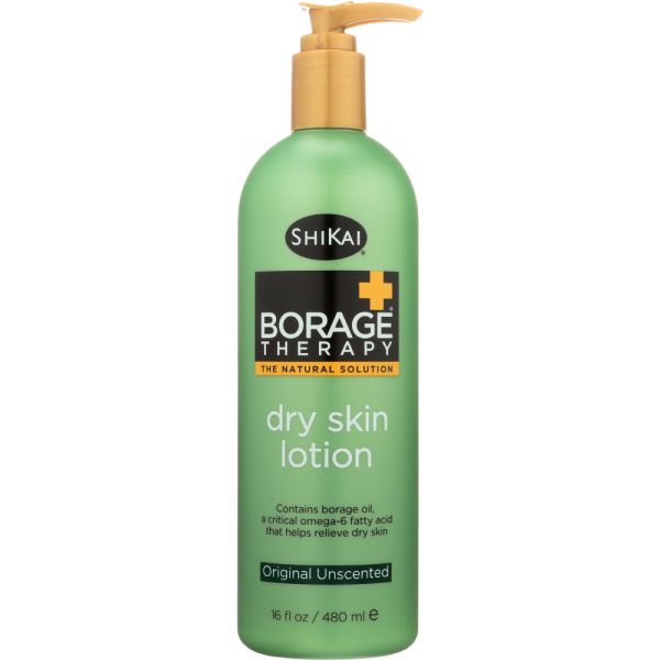 SHIKAI: Borage Therapy Dry Skin Lotion Original Unscented, 16 oz