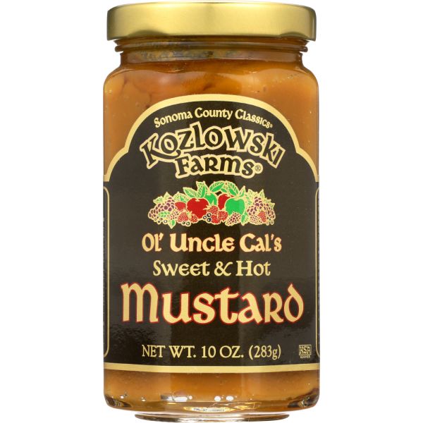 KOZLOWSKI FARMS: Sweet & Hot Mustard, 10 oz