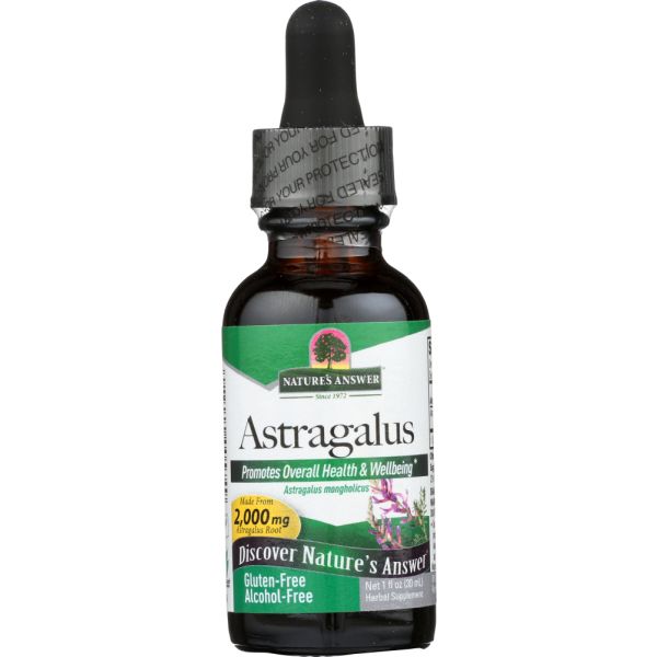 NATURE'S ANSWER: Astragalus Alcohol Free 2,000 Mg, 1 Oz