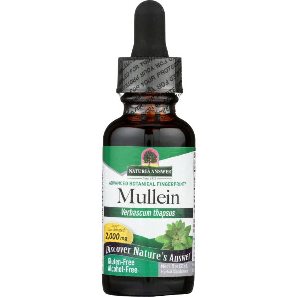 NATURE'S ANSWER: Mullein Alcohol-Free 2,000 mg, 1 oz