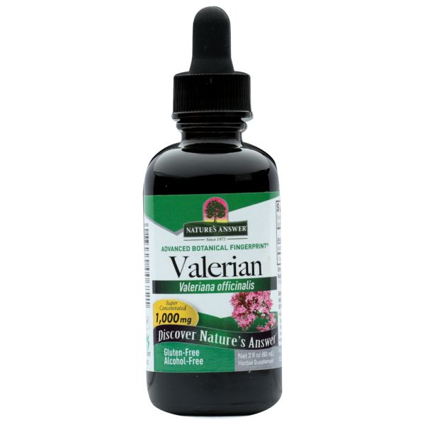 NATURES ANSWER: Valerian Root Alcohol Free, 2 oz