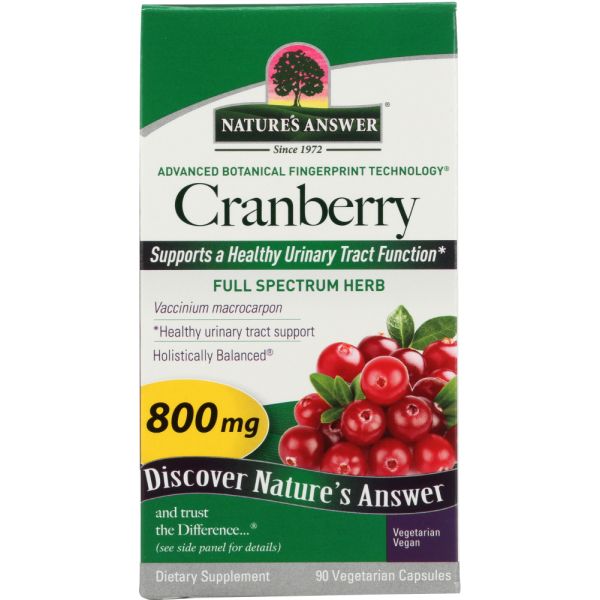 NATURES ANSWER: Cranberry Full Spectrum Herb, 90 vc