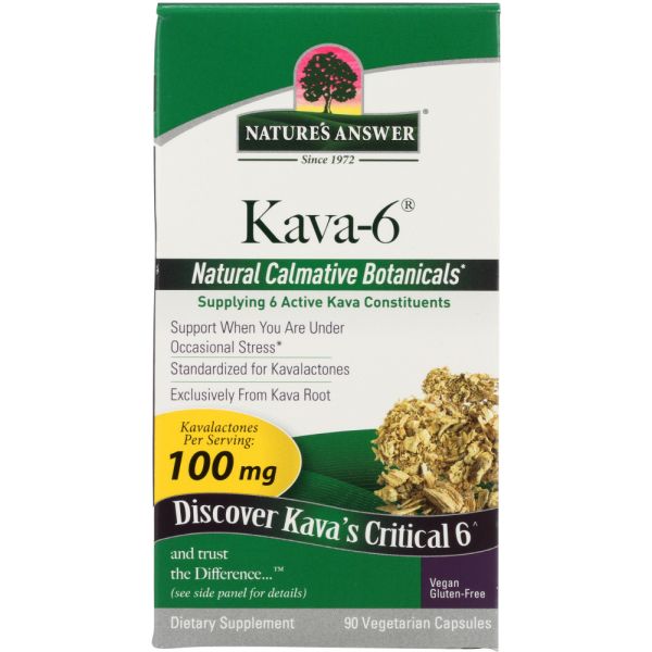 NATURES ANSWER: Kava-6, 90 vc