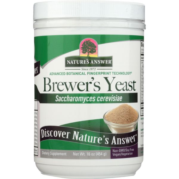 NATURES ANSWER: Brewers Yeast, 16 oz