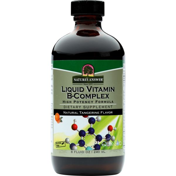 NATURES ANSWER: Liquid Vitamin B Complex, 8 oz