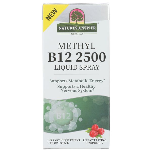 NATURES ANSWER: Methyl B12 2500mcg Spray, 1 fo