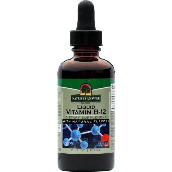 NATURES ANSWER: Liquid Vitamin B-12, 2 oz