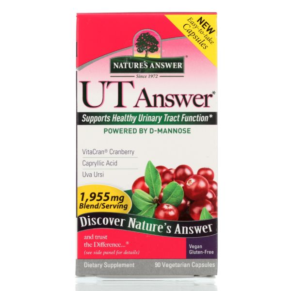 NATURES ANSWER: UT Answer with D-Mannose, 90 vc