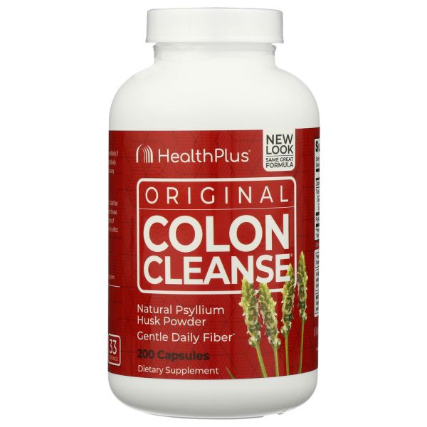 HEALTH PLUS: Colon Cleanse 200 Capsules, 200 cp