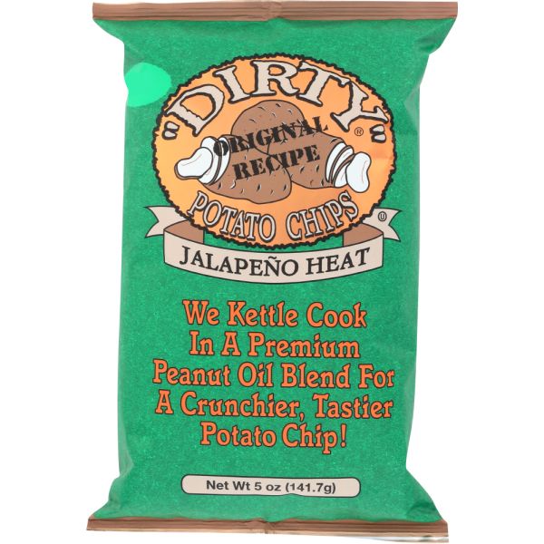 DIRTY POTATO CHIP: Chip Potato Jalapeno Heat, 5 oz