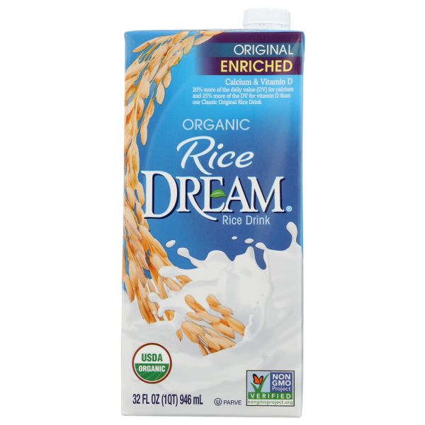 RICE DREAM: Ricemilk Original with Calcium and Vitamin D, 32 oz