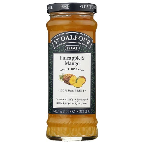 ST DALFOUR: Pineapple and Mango Fruit Spread, 10 oz