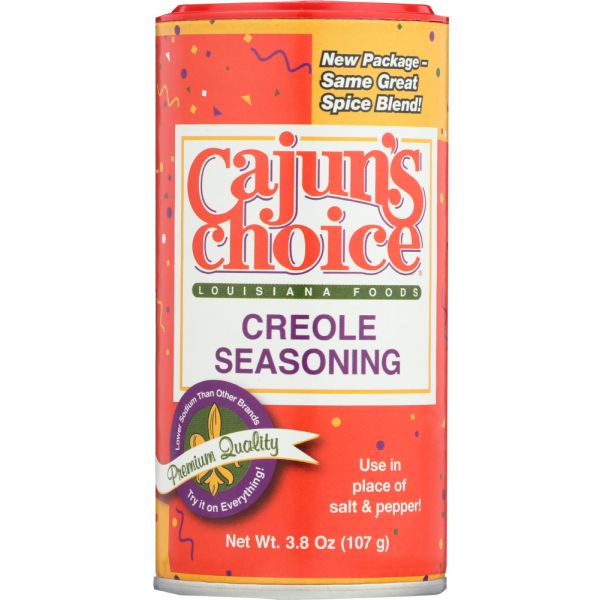 CAJUNS CHOICE: Creole Seasoning, 3.8 oz