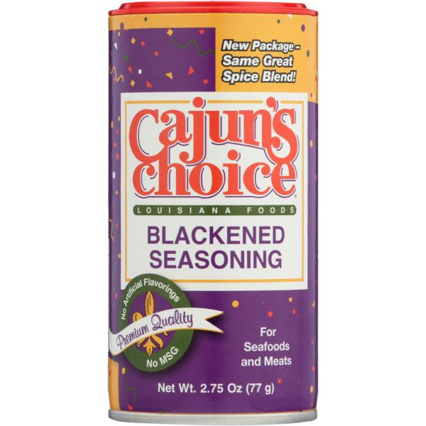 CAJUNS CHOICE: Fish Blackened Seasoning, 2.75 oz
