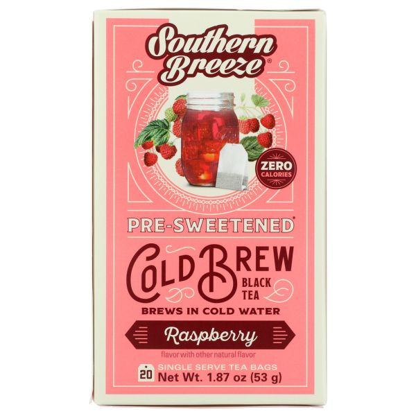 SOUTHERN BREEZE: Raspberry Cold Brew Tea, 20 bg