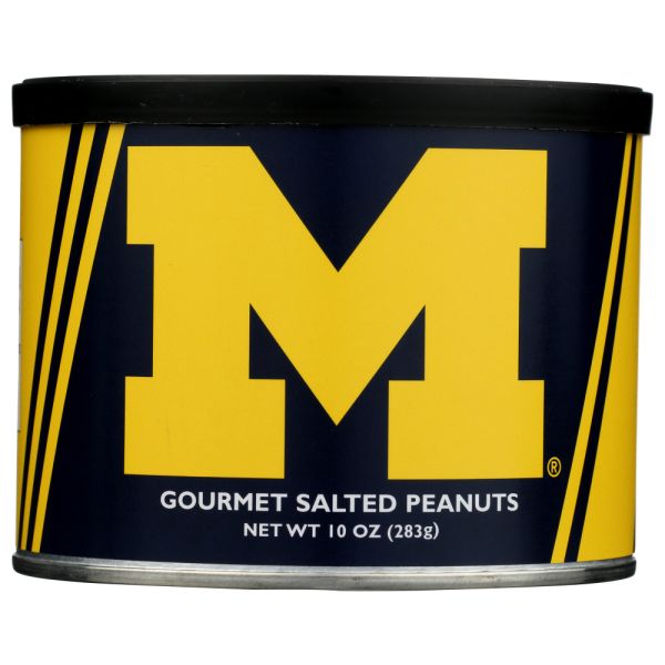 VIRGINIA PEANUT: University of Michigan Gourmet Salted Peanuts, 10 oz