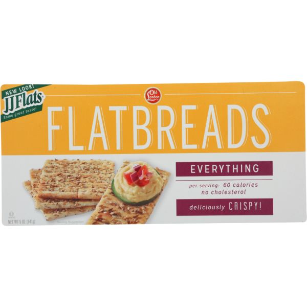 J J FLATS: Everything Flatbread, 5 oz