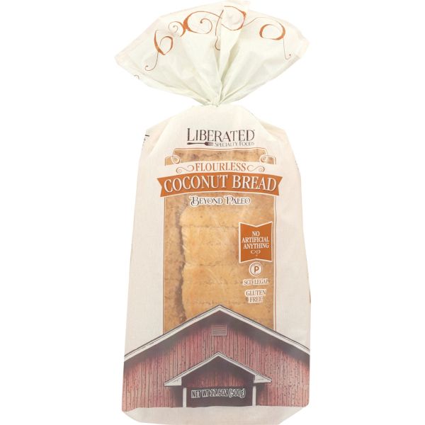 LIBERATED: Flour Less Coconut Bread, 17.6 oz