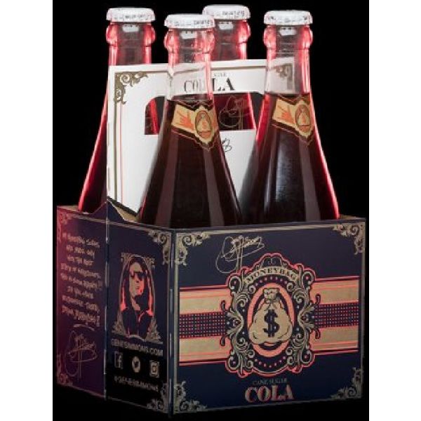 GENE SIMMONS MONEYBAG: Soda Cola 4 Pack, 46 oz